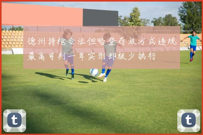 德州持枪合法但哈登存放方式违规最高可判一年实刑却极少执行